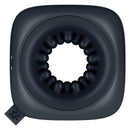 Satisfyer Ring Stroker Vibrating Masturbator Black is a compact silicone stroker with powerful motors.