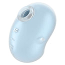 Satisfyer Cutie Ghost Air Pulse Vibrator Blue, a compact clitoral toy, features air pulse stimulation and rich vibration.