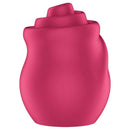 Satisfyer Tongue Twister Vibrator in a playful rose design, perfect for solo or partner pleasure.