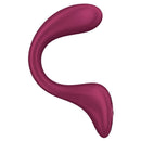 Satisfyer G For Goddess 2 Vibrator Wine Red designed for focused personal pleasure in an elegant wine red finish.
