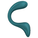 Satisfyer G For Goddess 2 Vibrator Bottle Green in a rich bottle green shade for personal pleasure.