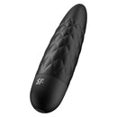 Satisfyer Ultra Power Bullet 5 Vibrator Black showcasing its sleek design and rounded tip for clitoral stimulation.
