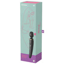 Satisfyer Wand-er Woman Wand Massager Black Gold in elegant packaging, designed for powerful vibrations and versatile use.
