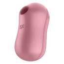 Satisfyer Cotton Candy Pressure Wave Vibrator Light Red in soft light red finish with chic design and dual-action pleasure.