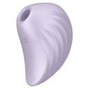 Satisfyer Pearl Diver Pressure Wave Vibrator Violet in an elegant shell-inspired design with touch-free stimulation.