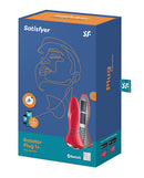 Satisfyer Rotator Plug 1+ App Controlled Anal Vibrator Red packaging featuring app control and vibrant design.
