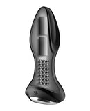 Satisfyer Rotator Plug 2+ Anal Vibrator Black showcasing its sleek design and rotating bead chain for enhanced pleasure.