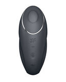 Satisfyer Tap & Climax 1 Tapping Clitoral Vibrator Grey designed for dual stimulation with unique controls.