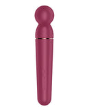 Satisfyer Planet Wand-er Vibrating Massager Berry in a sleek design with rounded head for relaxation and intimacy.