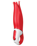 Satisfyer Vibes Power Flower Red Vibrator featuring a flexible, flower-inspired design and user-friendly controls.