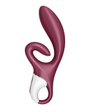 Satisfyer Touch Me Rabbit Vibrator Red featuring a sleek design and dual stimulation for enhanced pleasure.