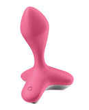 Satisfyer Game Changer Vibrating Anal Plug Pink, a sleek and modern toy for anal stimulation with a tapered design.