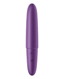 Satisfyer Ultra Power Bullet 6 Vibrator Violet, compact mini vibrator with deep vibrations and rounded tip.