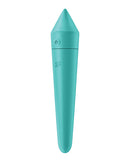Satisfyer Ultra Power Bullet 8 Vibrator Turquoise, slim and app-enabled for precise clitoral stimulation.