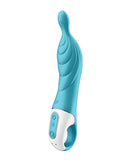 Satisfyer A-Mazing 2 A-Spot Vibrator Turquoise with flexible tip for deep sensations.
