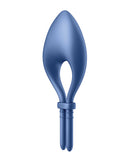 Satisfyer Bullseye Ring Vibrator Blue designed for intense vibrations and a personalized fit.
