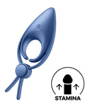Satisfyer Sniper Vibrating Cock Ring Blue Grey for enhanced stimulation and longer-lasting erections.