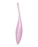 Satisfyer Twirling Joy App Controlled Vibrator Pink offering sleek design for targeted pleasure and vibration.