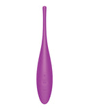 Satisfyer Twirling Joy App Controlled Vibrator Purple, sleek design with user-friendly controls for pleasure.