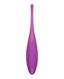 Satisfyer Twirling Joy App Controlled Vibrator Purple in sleek design, perfect for targeted stimulation.