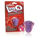 Ling O Vibrating Tongue Ring packaging featuring the innovative design and features for intimate play.