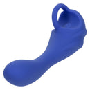 CalExotics Connect Explorer App Compatible Probe Purple designed for customizable stimulation and ergonomic comfort.