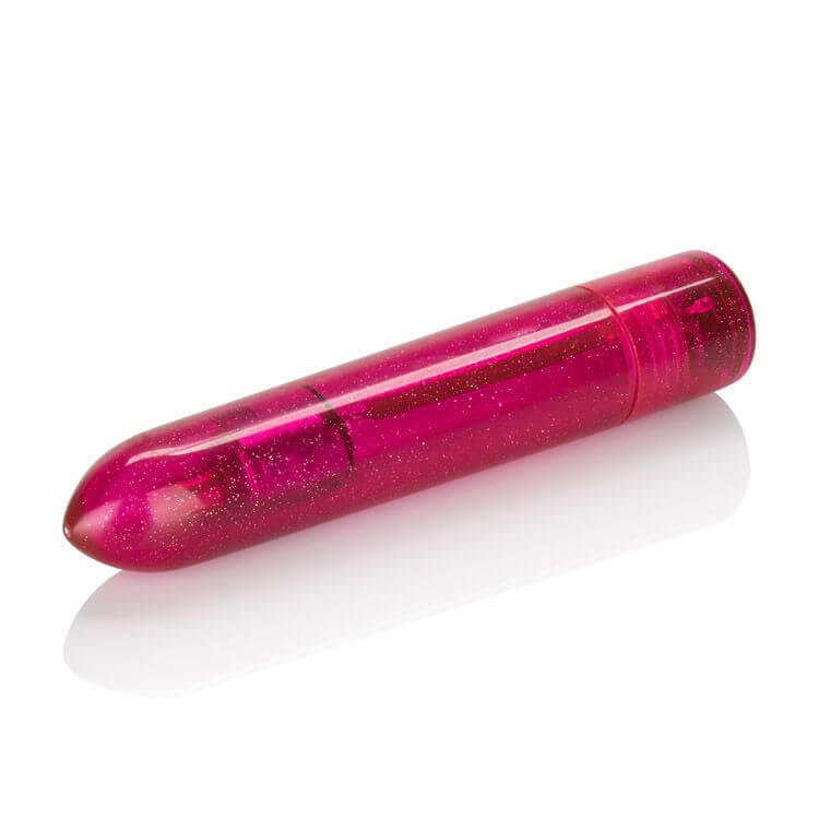 Shane's World Sparkle Bullet Vibrator Pink - 3-Speed Waterproof Compact Massager with Glittery Finish