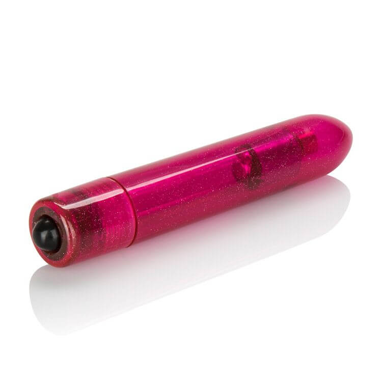 Shane's World Sparkle Bullet Vibrator Pink - 3-Speed Compact Massager with Glitter Finish