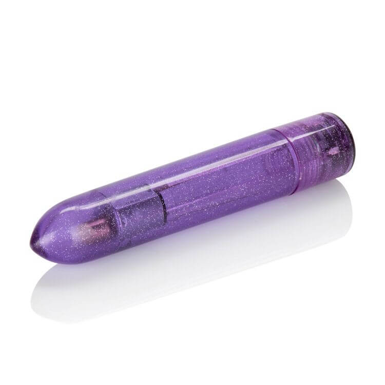 Shane's World Sparkle Bullet Vibrator in Purple - Discreet, Portable, Glittery Intimate Toy
