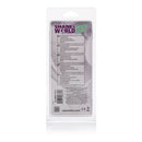 Packaging of Shane's World Sparkle Bullet Vibrator in Purple showcasing product features and specifications.