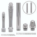 Pro Water Works System 6-piece hygienic cleaning attachments, including flexible hose and spray nozzles for bath, sink, or shower.