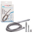 Pro Water Works System with flexible hose and spray attachments for hygienic cleaning shown with packaging.