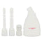 One Way Ultimate Douche Clear by Calexotics components including nozzles and bulb for hygiene.