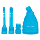 One Way Ultimate Douche Blue by Calexotics - hygienic cleansing system with attachments for comfort and easy use.