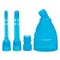 One Way Ultimate Douche Blue by Calexotics - hygienic cleansing system with attachments for comfort and easy use.