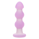 Lavender Haze Beaded Probe - Dual Layer Liquid Silicone Vibrating Anal Stimulator with dynamic beaded structure for ultimate pleasure