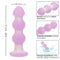Lavender Haze Beaded Probe with dual layer liquid silicone, 10 vibration functions, and a stimulating beaded design