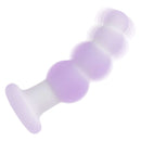 Lavender Haze Beaded Curved Rechargeable Probe Purple showcasing its ergonomic and textured design.