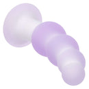 Lavender Haze Beaded Curved Rechargeable Probe Purple with a sleek textured design for targeted stimulation.