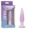 Lavender Haze Slender Probe - Dual-Layer Silicone Vibrating Probe with Packaging Displayed.