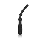 Booty Call Booty Flexer Black Vibrating Anal Bead Probe for targeted stimulation and customizable vibration.