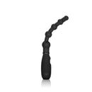 Booty Call Booty Flexer Black Vibrating Anal Bead Probe with flexible design and customizable vibrations.