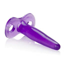 Silicone Tee Probe Purple Slim Anal Butt Plug for Beginners and Experienced Users by California Exotic Novelties