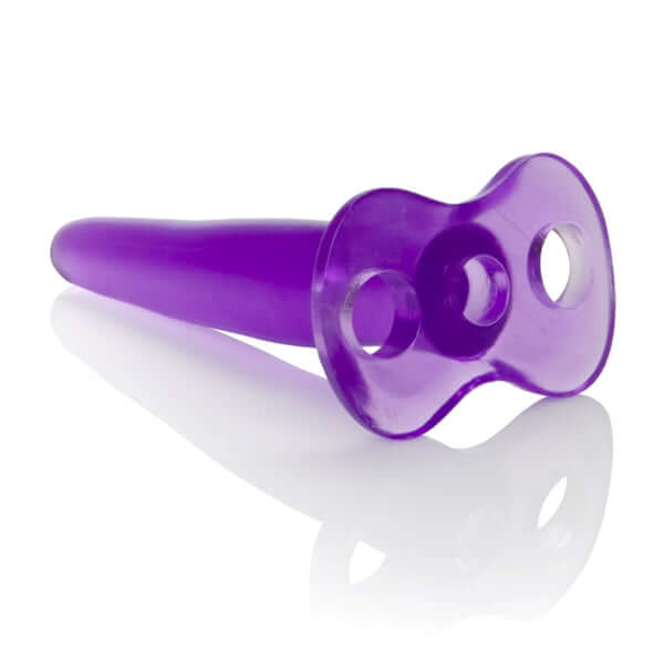 Purple Silicone Tee Probe Slim Anal Butt Plug by California Exotic Novelties for Enhanced Anal Play.
