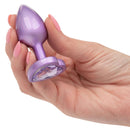 JEWEL SMALL AMETHYST HEART PLUG-2