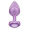 JEWEL LARGE AMETHYST HEART PLUG-0