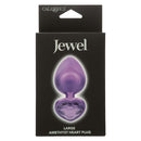JEWEL LARGE AMETHYST HEART PLUG-1