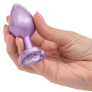 JEWEL LARGE AMETHYST HEART PLUG-2