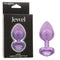 JEWEL LARGE AMETHYST HEART PLUG-3