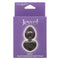 JEWEL SMALL BLACK DIAMOND HEART PLUG-1